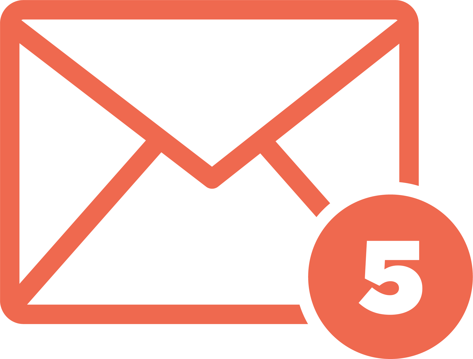 Advanced Email Notifications - Email Envelope Icon Png (1951x1482), Png Download