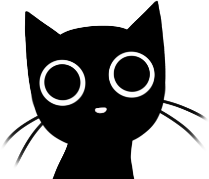 Black Cat Cartoon Png