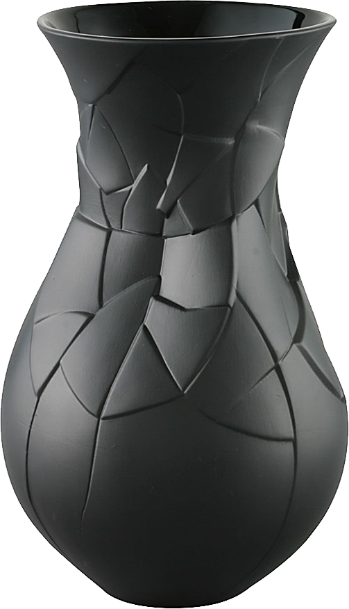 Rosenthal Vase Of Phases Vase, Black (503x876), Png Download