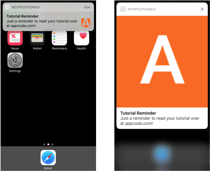 Enter Image Description Here - Ios Local Notification Add (1024x599), Png Download