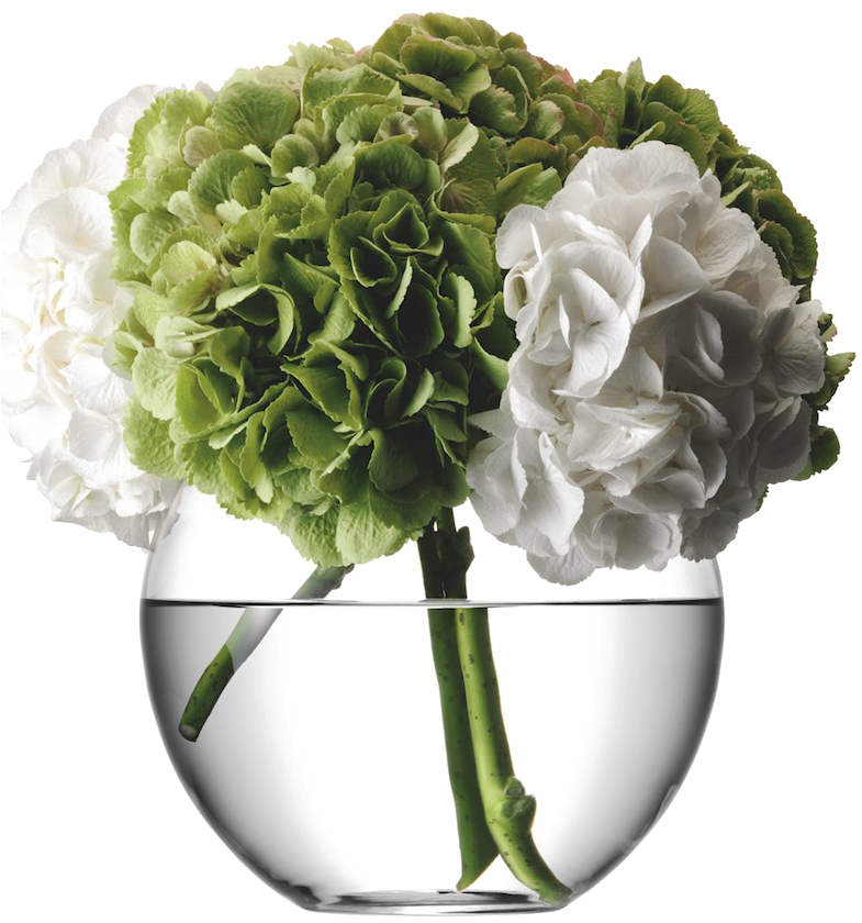 Flower Vase Png Picture - Bouquet Dans Vase Boule (784x877), Png Download