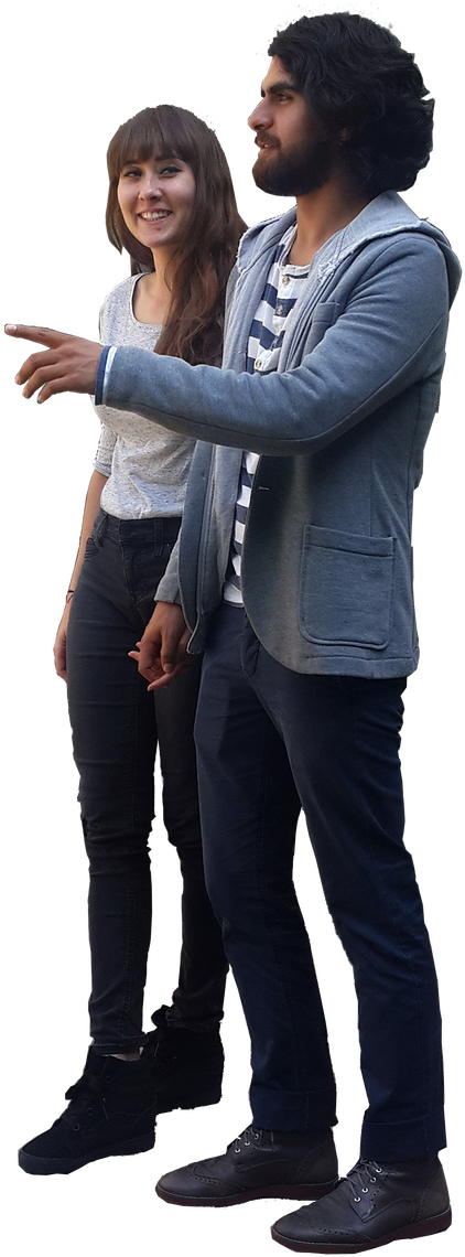 Zoomgrenix Personas Photoshop, Texturas Png, Personas - People Pointing Photoshop Png (614x1153), Png Download