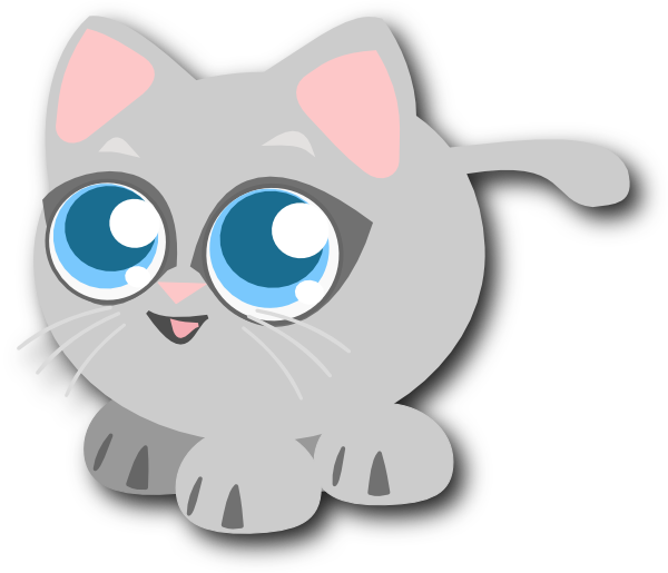 Collection Of Baby Cat Clipart High Quality, Free Cliparts - Cute Kitten Clip Art (600x515), Png Download