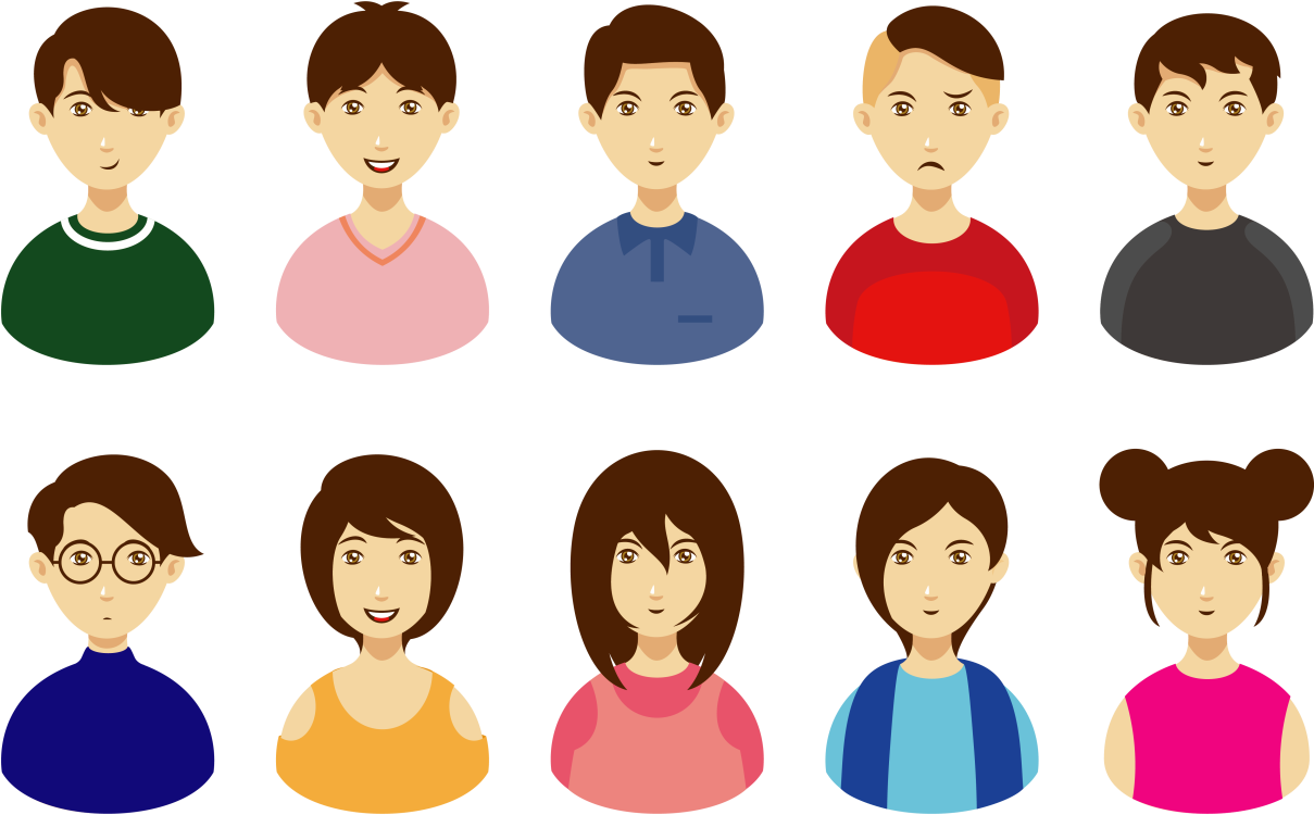 Personas Vector - Vector Personas (700x490), Png Download