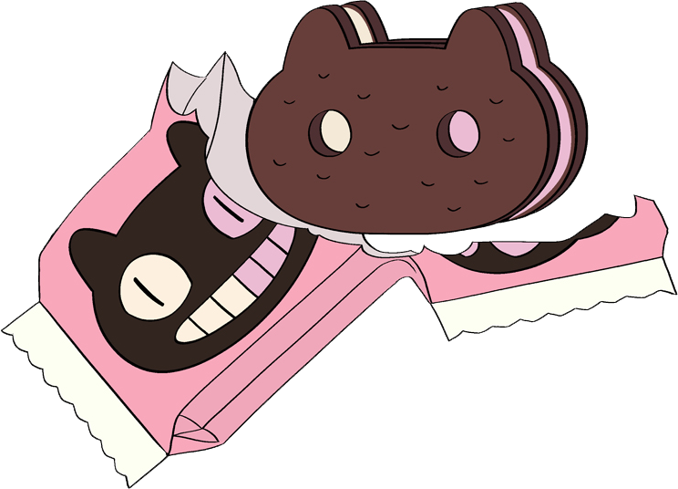 Cookie Cat - Steven Universe Character Concept (744x536), Png Download