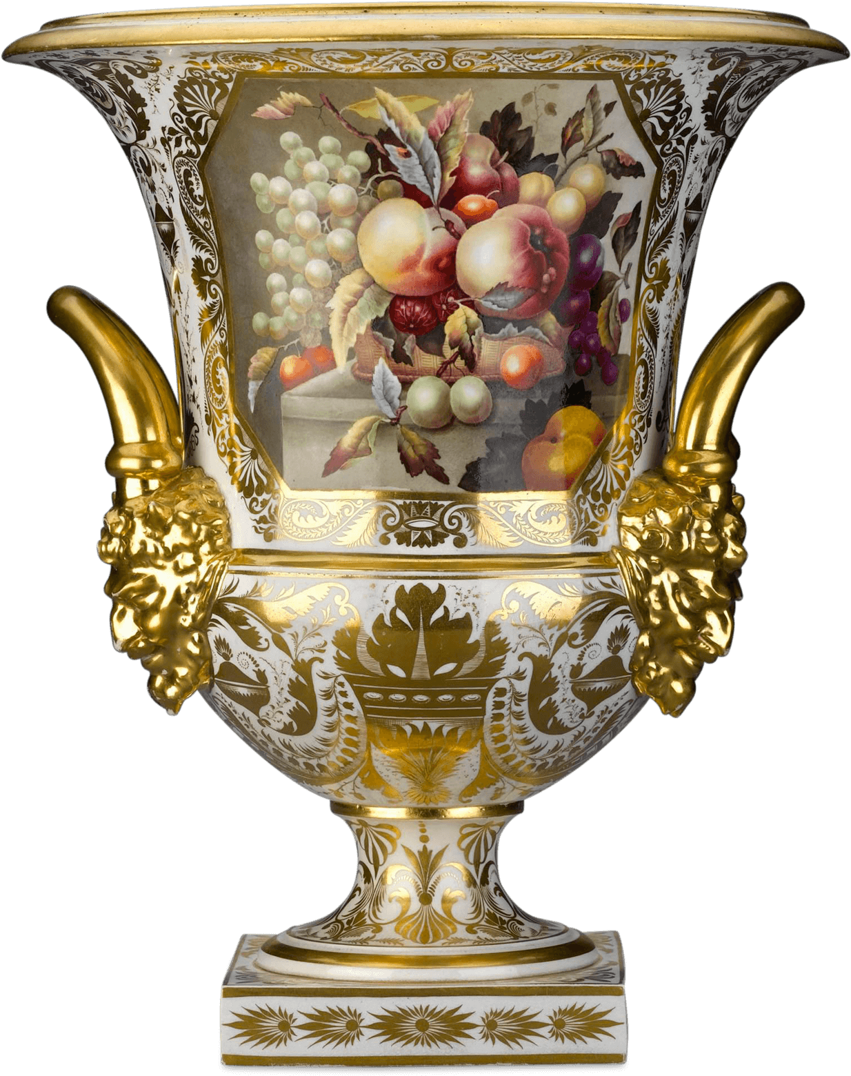 Derby Porcelain Campana Vase (1750x1750), Png Download