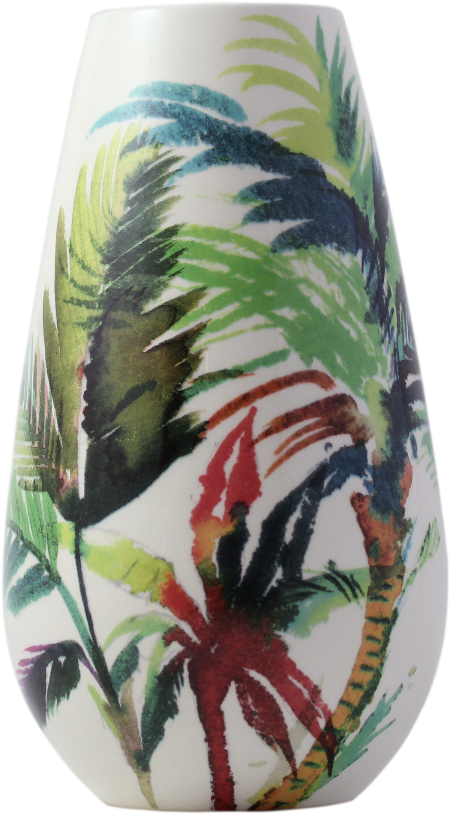 Contour Vase - Gien Jardins Extraordinaires Vegetal Halfmoon Vase (1559x2819), Png Download