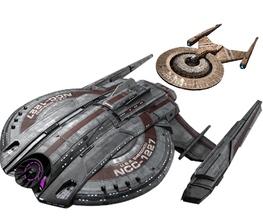 The Official Star Trek Discovery Starships Collection - Uss Shenzhou (540x455), Png Download