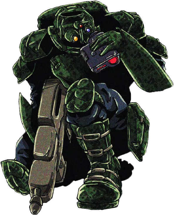 Pathfinder - Starship Troopers Mobile Infantry Suit (593x730), Png Download