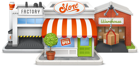 Building Icons - Buildings Icon Png (480x280), Png Download