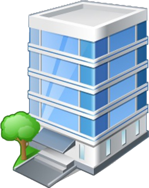 Office Building Icon (920x720), Png Download