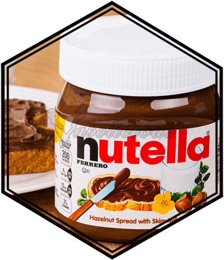 For 50ml Vapolicious&trade - Nutella Hazelnut Chocolate Spread - 13 Oz Jar (530x530), Png Download