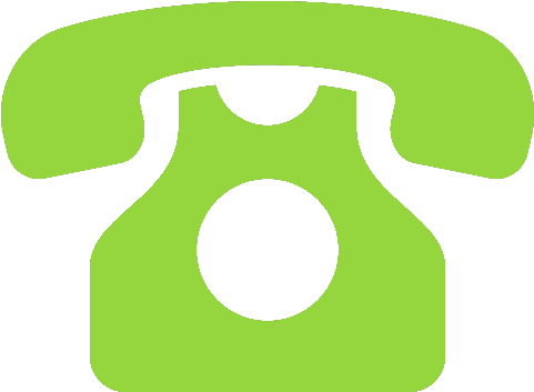 Telephone Png Green (538x423), Png Download