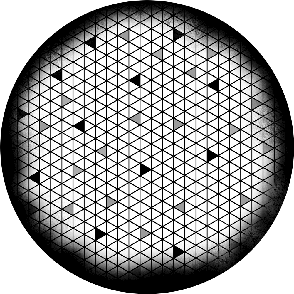 Apollo Design Sr-6128 Triangle Break B&w Superresolution - Glass (1200x1200), Png Download