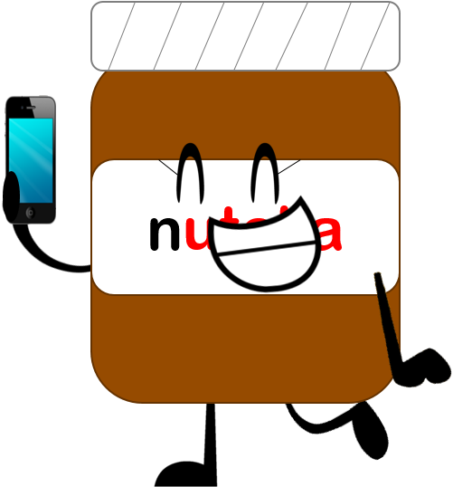 Nutella By Objectshowfan543-d8on2mi (539x539), Png Download