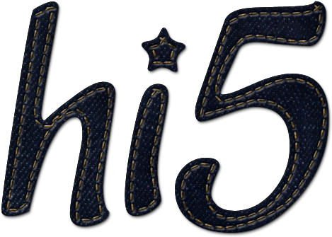 Denim,jean,social,hi - Hi5 (600x600), Png Download
