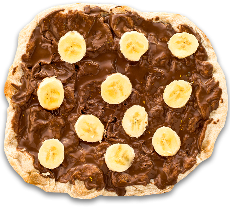 Nutella Banana - 13 Inches - Chocolate Cake (800x800), Png Download