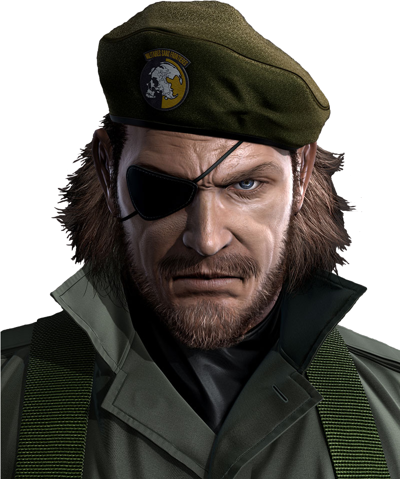 Metal Gear Solid 5 Big Boss Png - Metal Gear Solid Peace Walker Big Boss (800x1000), Png Download