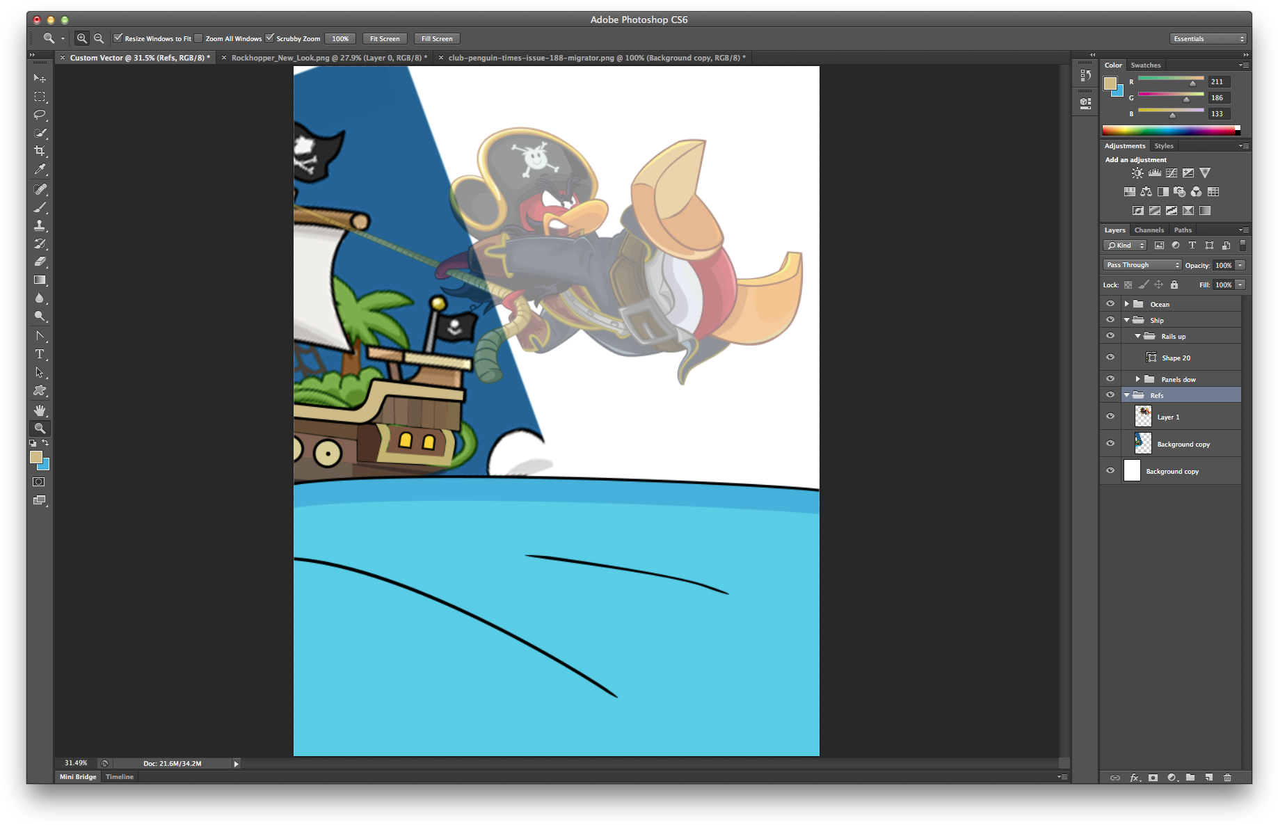 Club Penguin Wiki - Atlanta (1896x1240), Png Download