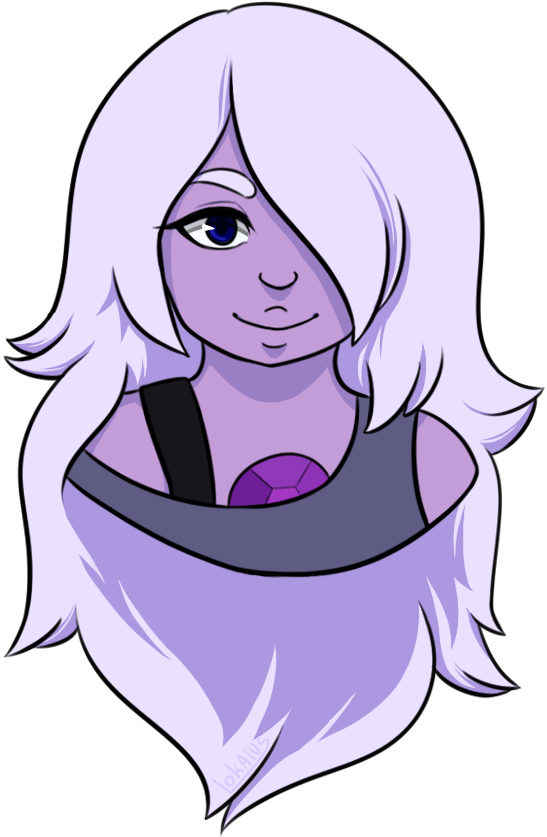 Png Freeuse Stock Amethyst Drawing - Steven Universe Amethyst Drawing (595x846), Png Download