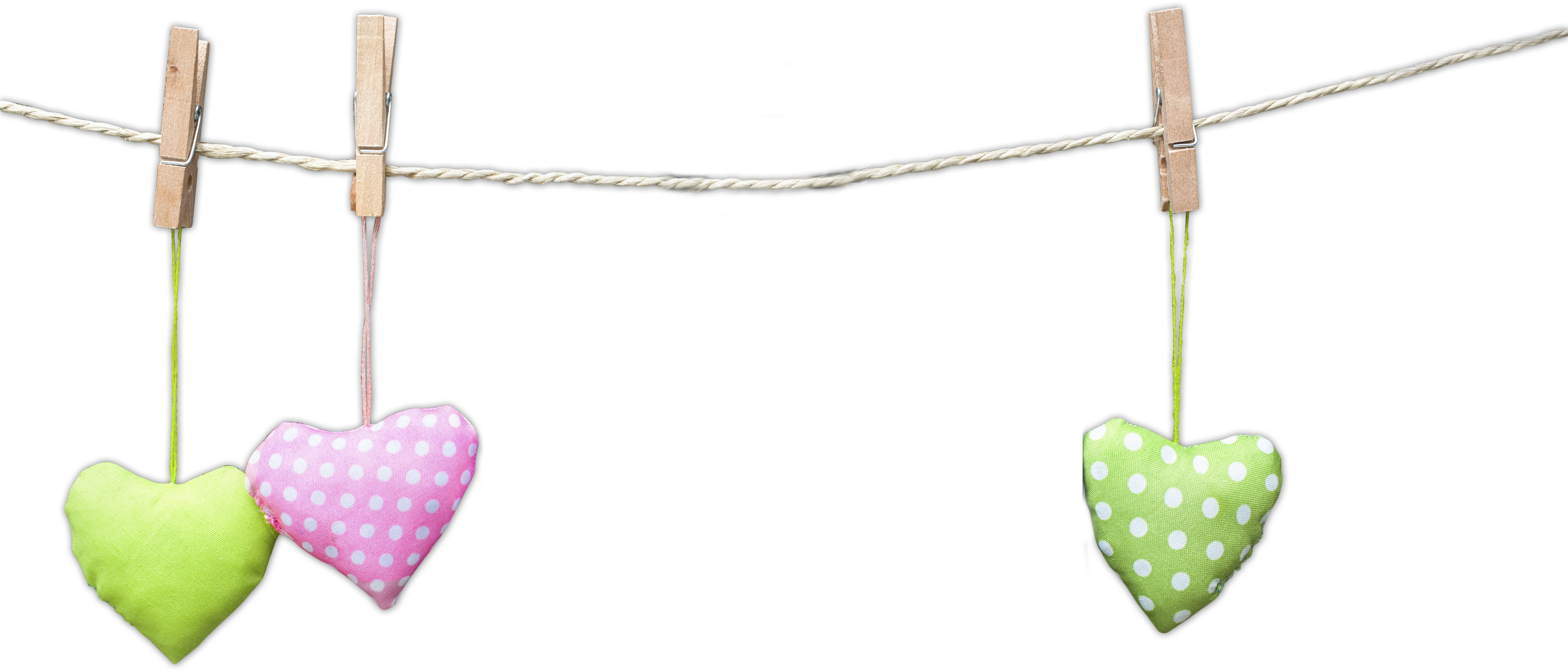 Washing Transparent Images Pluspng - Clothesline Heart Png (7184x4032), Png Download