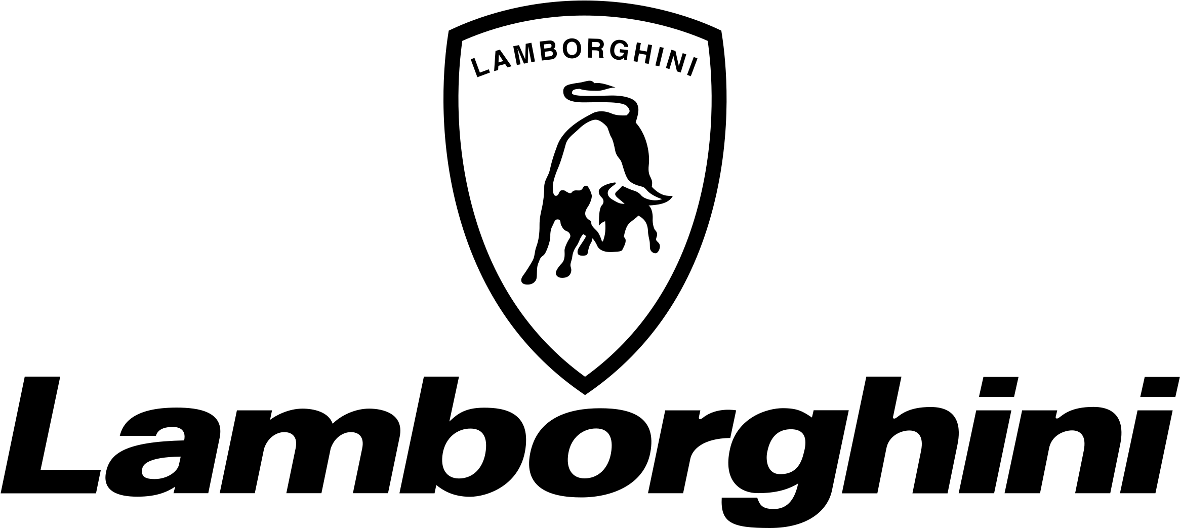 Free Vector Lamborghini Logo - Lamborghini Logo 1974 (783x350), Png Download