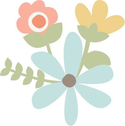 Flowers Cut File For Scrapbooking Flower Free Flower - Flower (406x408), Png Download