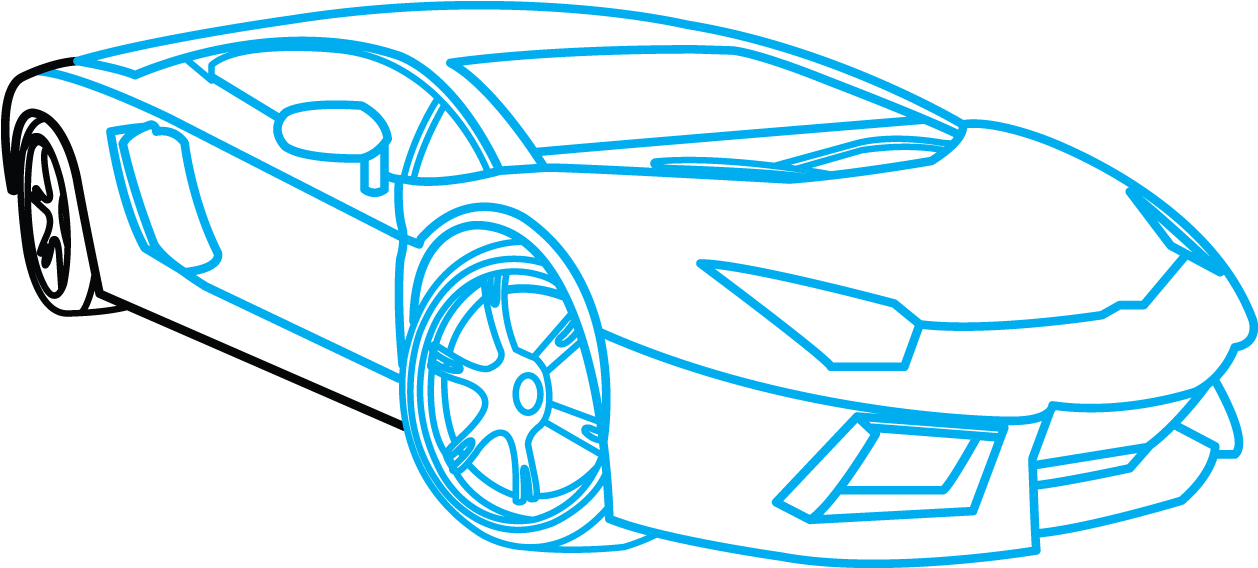 Download How To Draw The Lamborghini Logo - Lamborghini Dibujo PNG Image  with No Background - PNGkey.com