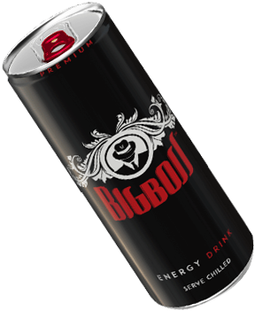 Premium - Big Boss Energy Drink (417x474), Png Download