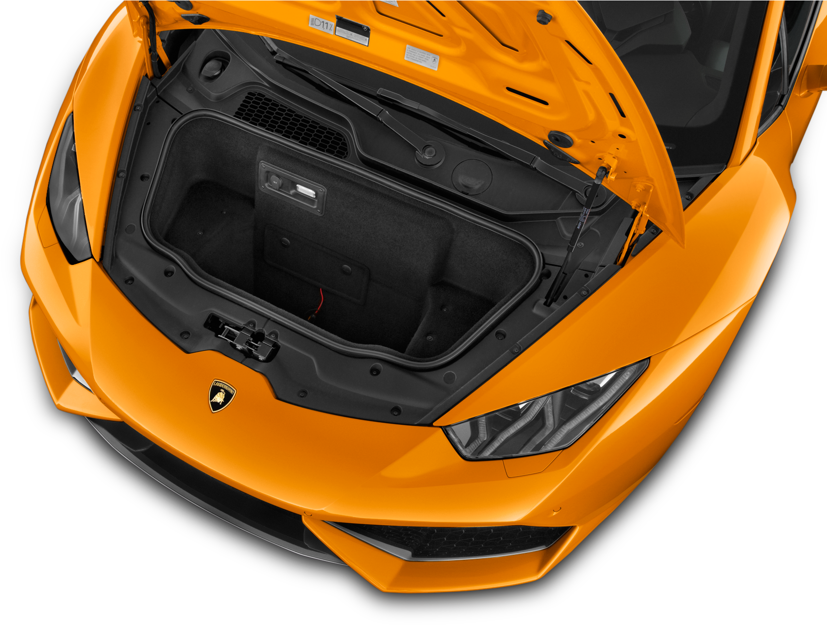 Lamborghini Huracan Reviews And Rating Motor Trend - Lamborghini Huracan Spyder Trunk (1360x903), Png Download