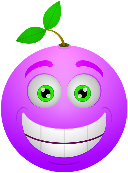 Smiley, Berry, Happy, Smile, Icon - Smile (720x720), Png Download