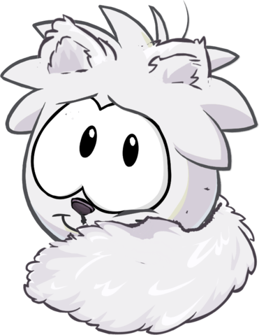 Arctic Fox Puffle1 - Wiki (371x479), Png Download