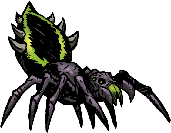 Darkest Dungeon Spider (572x443), Png Download