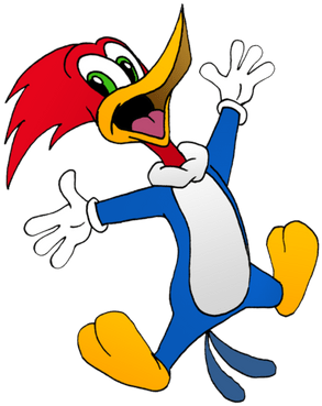 Woody Woodpecker Jumping - Woody Woodpecker Png (400x400), Png Download