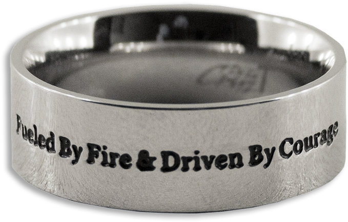 De La Cruz Beyond The Badge - Titanium Ring (939x1408), Png Download