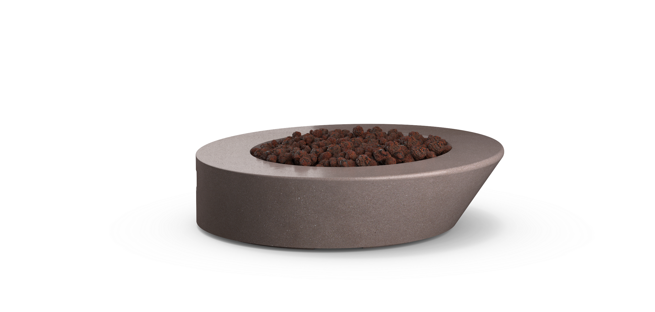 Shear Fire Ring In Slate Gray - Chocolate (2560x1439), Png Download