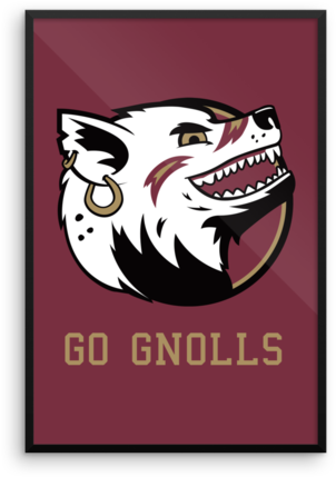 "go Gnolls" Framed Poster - Iphone (480x480), Png Download