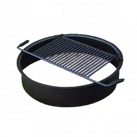 Fire Ring With Flip-up Cooking Grate - Fire Ring (460x460), Png Download