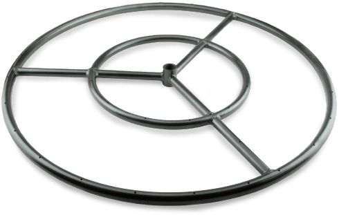 Fire Pit Burner Rings - Fireplace (501x500), Png Download
