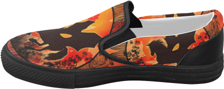 Wonderful Black Unicorn Silhouette Women's Slip-on - Wonderful Black Unicorn Throw Blanket (500x500), Png Download