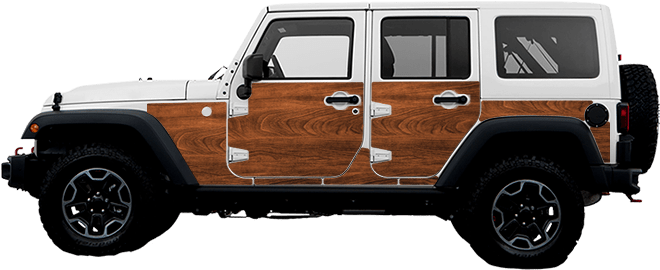 The Woody - Jeep (672x460), Png Download