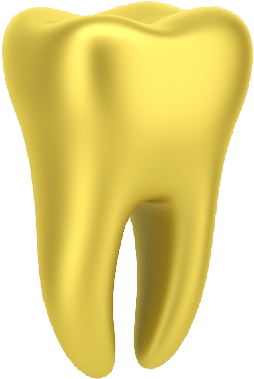 Gold Teeth Png Graphic Free Stock - Gold Teeth Without Background (360x450), Png Download