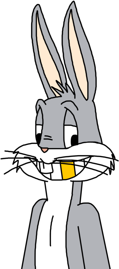 Bugs Bunny With A Gold Teeth By Marcospower - Bugs Bunny (894x894), Png Download