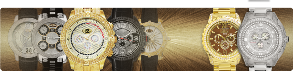 Featured - Grand Master Mens Five Time Zone Diamond Watch (945x322), Png Download