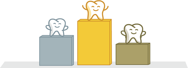 Earn A Bronze, Silver, Or Gold Tooth Based On Your (608x220), Png Download