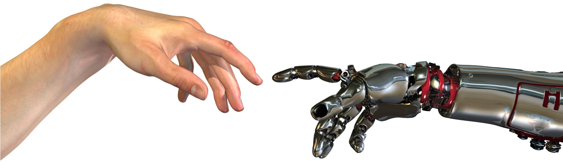 More Human Humans - Robot Creation Of Adam (1871x723), Png Download