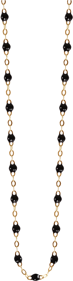 16'' Gold And Resin Beaded Necklace - Chain (1000x1000), Png Download