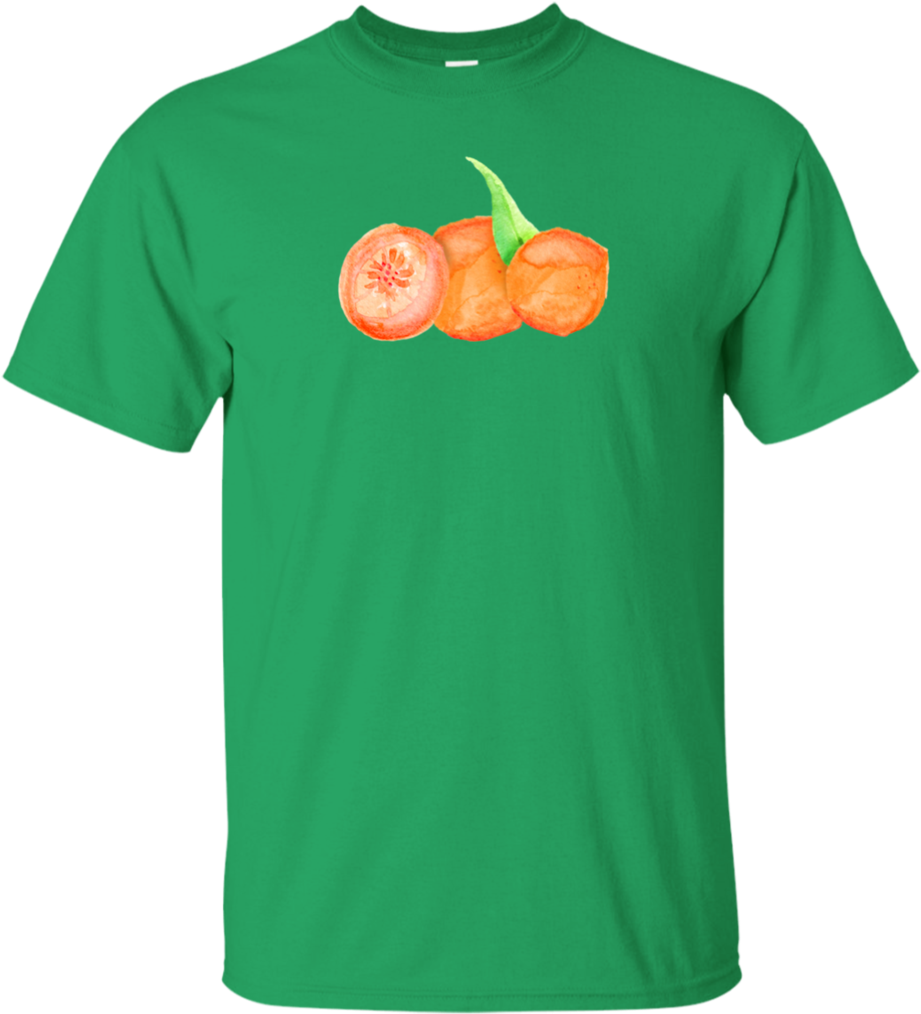 Watercolor Orange T-shirt - Shirt (1024x1024), Png Download