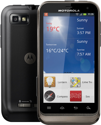 Motorola Defy Xt - Motorola Small Android Phone (355x488), Png Download