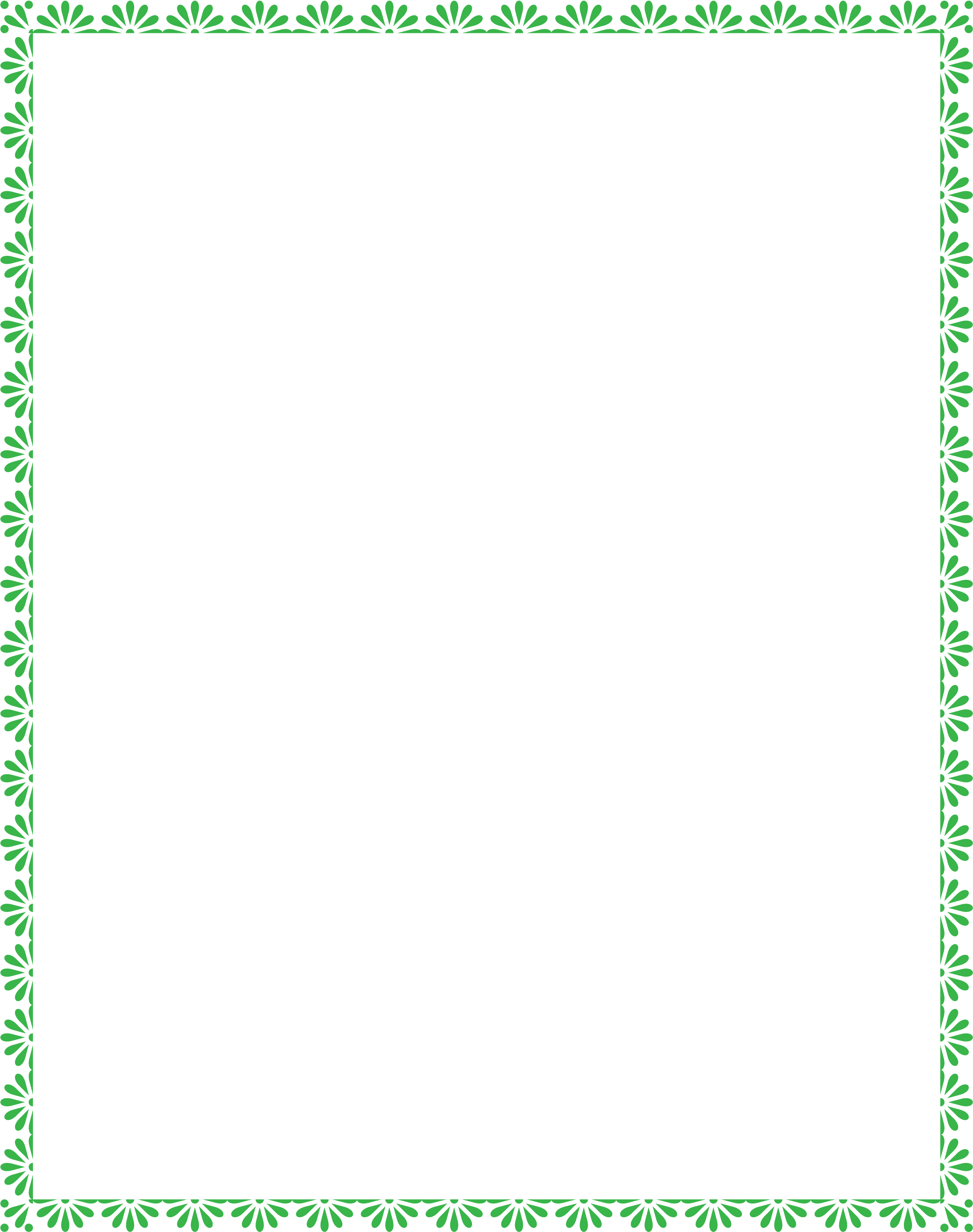 Clipart Snowflake Picture Frame - Clip Art (2550x3300), Png Download